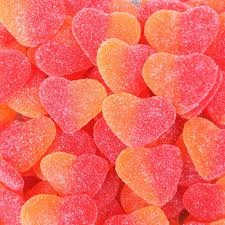 Coeur pêche 100g