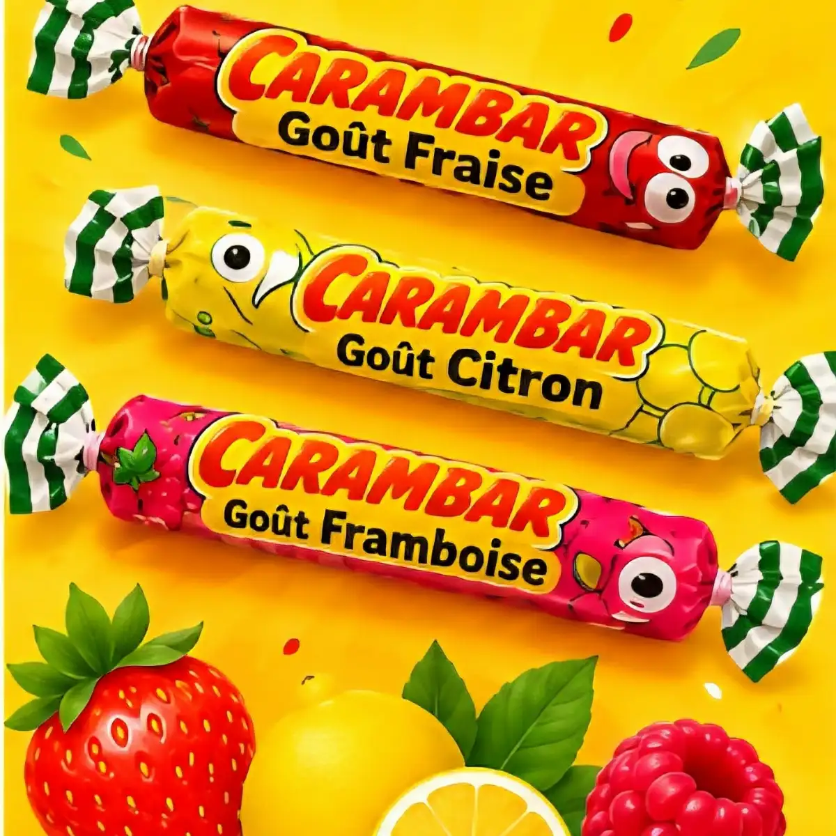 5 carambar  fruits