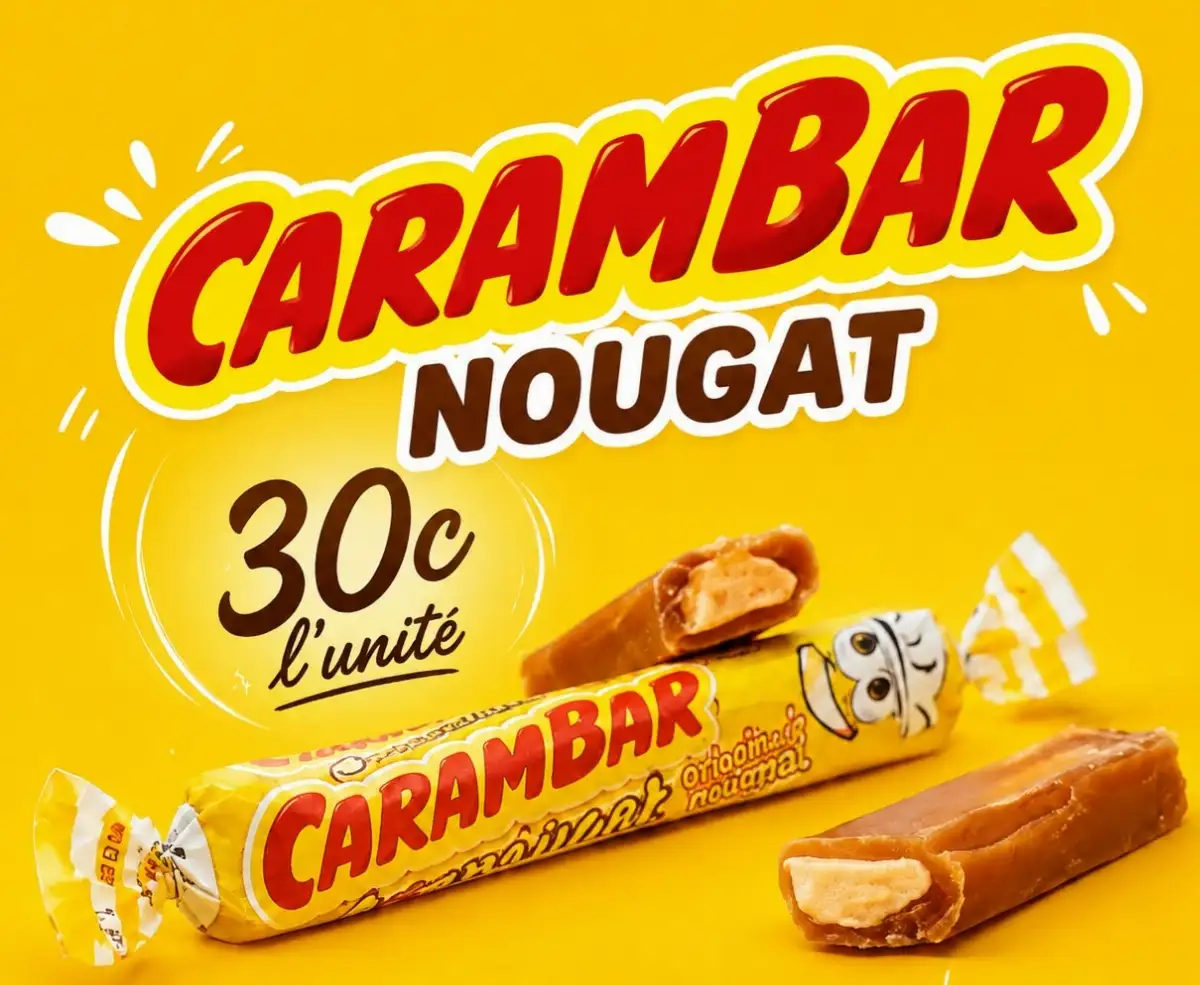 5 carambars nougat